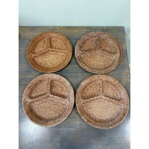 KYS-ITE Melamine Army Military 231 Trays Divided Cafeteria Plates Set of 4